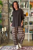 Paloma Tela Peter Pan Blouse Coffee Bean